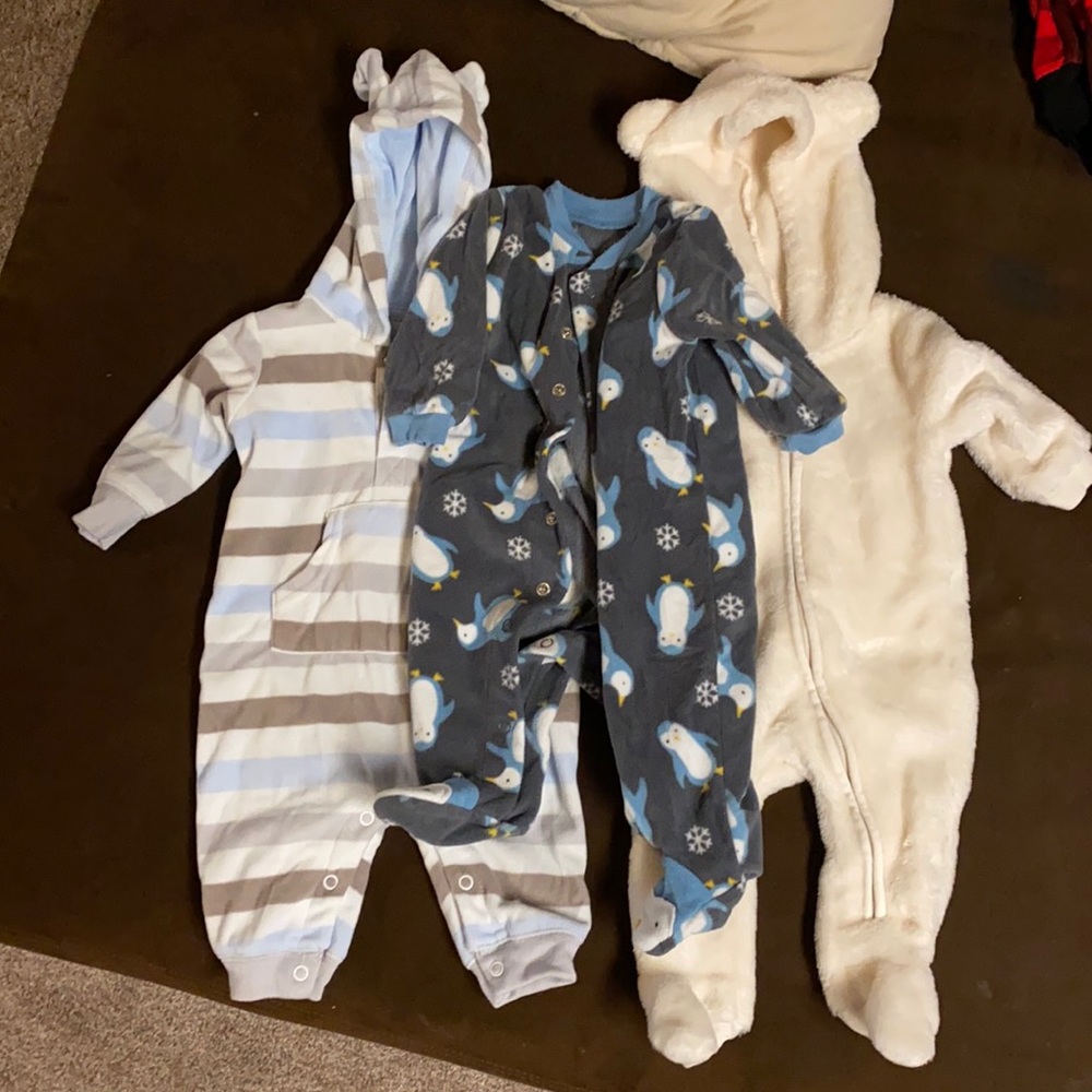 Fleece onesies
